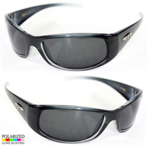 Men's Polarized Sunglasses Wrap Driving Aviator Outdoor sports Eyewear Glasses W